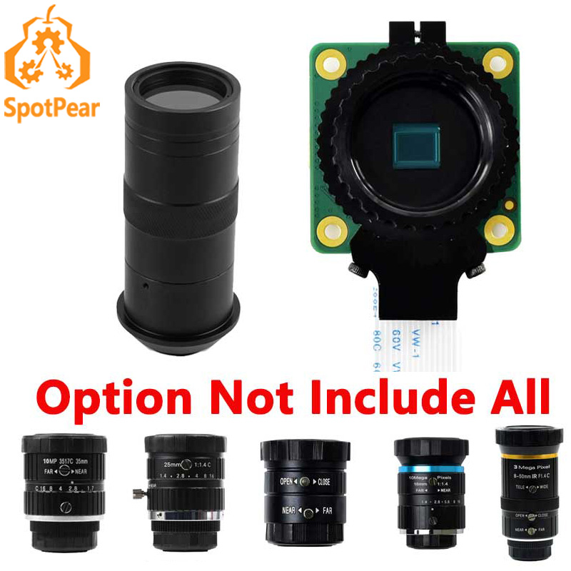 Kamera berkualitas tinggi Rasp - Raspberry Pi Hq Camera Microscope Lens ulasan dan harga
